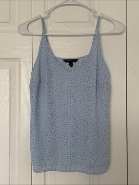 Banana Republic Baby Blue Polka Dot Camisole